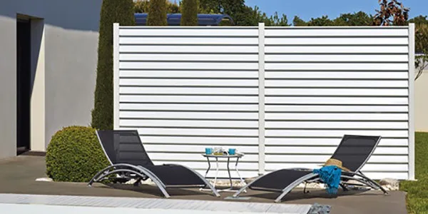 Brise vue menuiserie en aluminium
